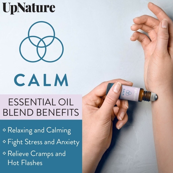 Calm Essential Oil Roll-On – Anxiety & Stress Relief – Comforting Sc… - Picture 3 of 7